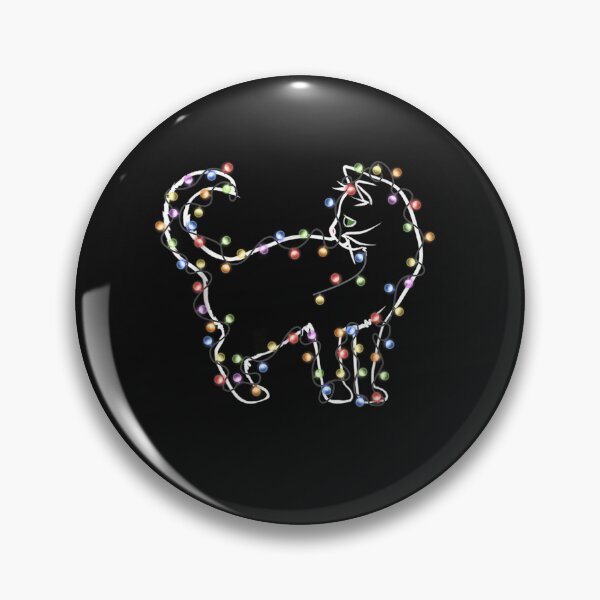 Item preview, Black Cat christmas light tshirt funny cat lover christmas T-Shirt designed and sold by Blue-Rechard.