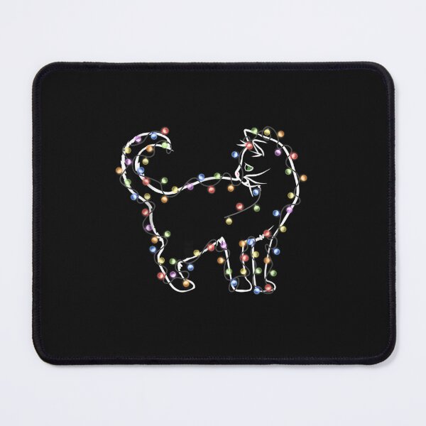 Item preview, Black Cat christmas light tshirt funny cat lover christmas T-Shirt designed and sold by Blue-Rechard.