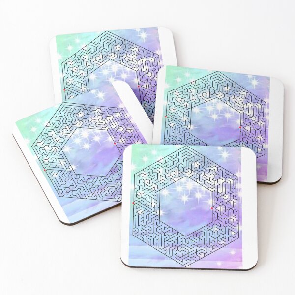 Item preview, maze hexagon designed and sold by Leo-Fein.