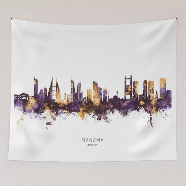 Item preview, Manama Bahrain Skyline designed and sold by ArtPrints.