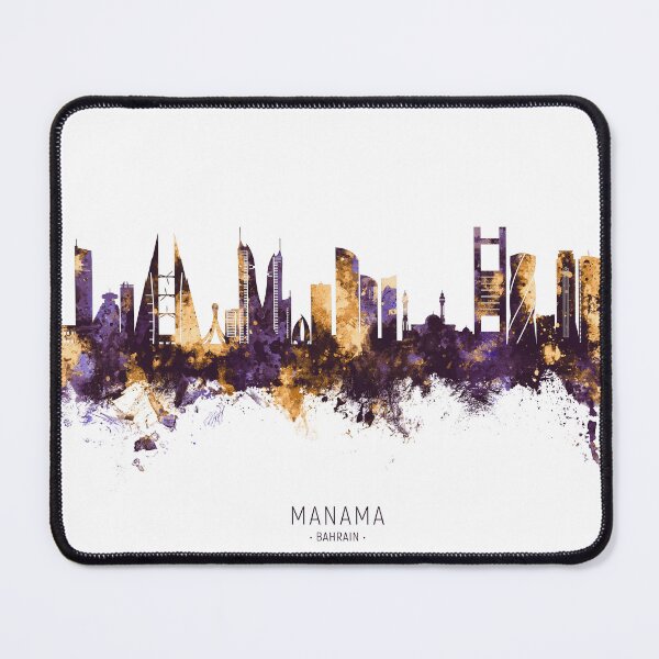 Item preview, Manama Bahrain Skyline designed and sold by ArtPrints.