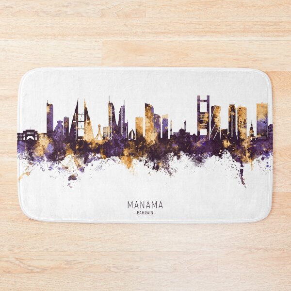 Item preview, Manama Bahrain Skyline designed and sold by ArtPrints.