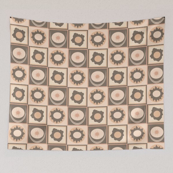 Item preview, Subtle Browns Geometric Pattern designed and sold by MclaughlinGifts.