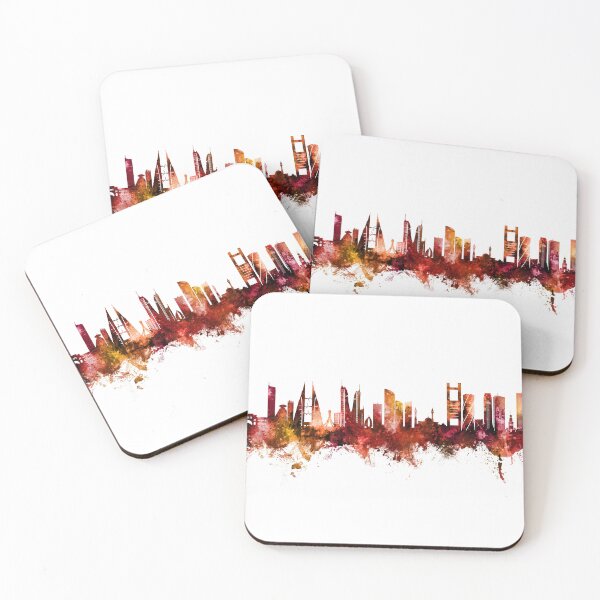 Item preview, Manama Bahrain Skyline designed and sold by ArtPrints.
