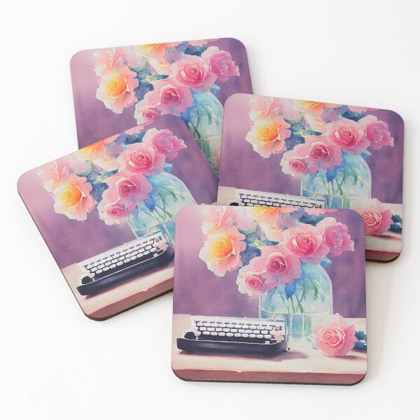 Item preview, Watercolor typewriter designed and sold by my-moody-place.