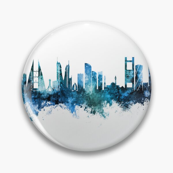 Item preview, Manama Bahrain Skyline designed and sold by ArtPrints.