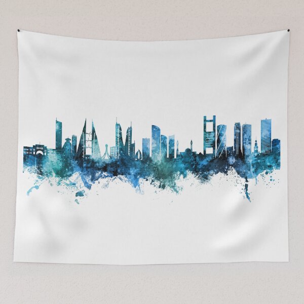 Item preview, Manama Bahrain Skyline designed and sold by ArtPrints.