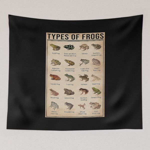 Item preview, Frog Types  designed and sold by ALISONABBOTTAU.