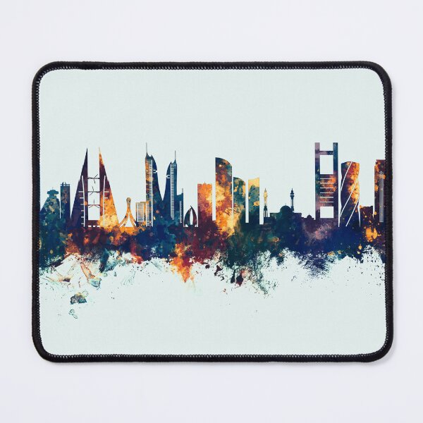 Item preview, Manama Bahrain Skyline designed and sold by ArtPrints.