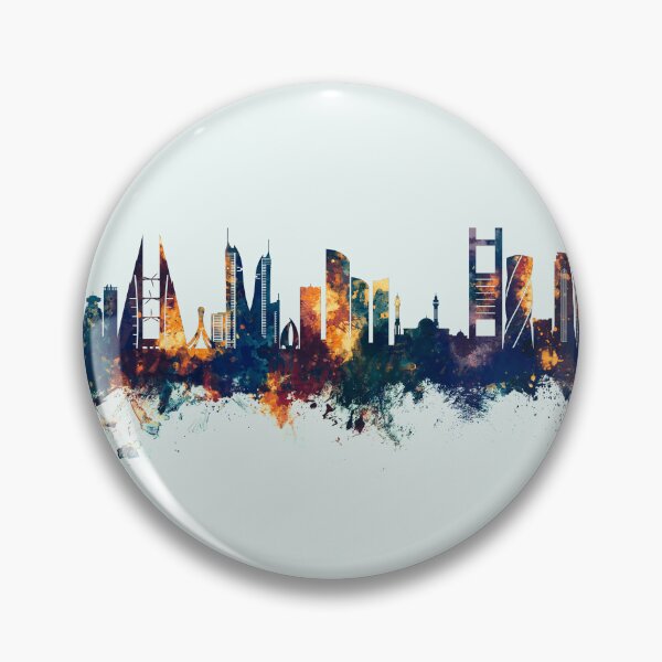 Item preview, Manama Bahrain Skyline designed and sold by ArtPrints.