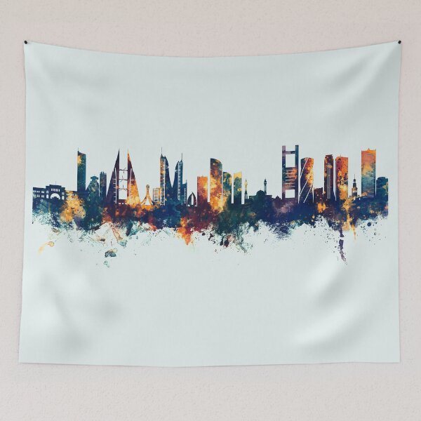 Item preview, Manama Bahrain Skyline designed and sold by ArtPrints.