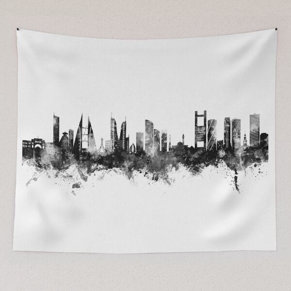 Item preview, Manama Bahrain Skyline designed and sold by ArtPrints.