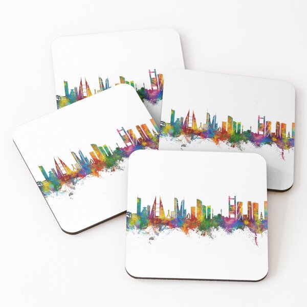 Item preview, Manama Bahrain Skyline designed and sold by ArtPrints.