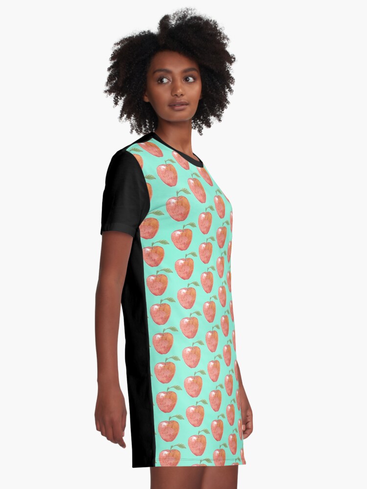Alternate view of Sweet Apple Graphic T-Shirt Dress