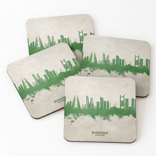 Item preview, Manama Bahrain Skyline designed and sold by ArtPrints.