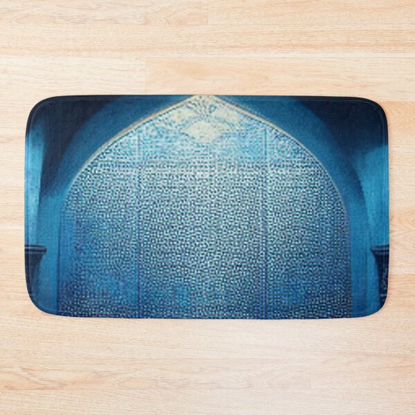 Item preview,  blue mosaic and ancient Arab Islamic writing/ piece of art designed and sold by MaissaArt.