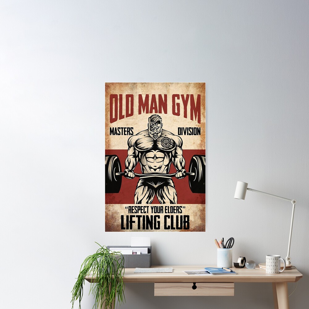 Old Man Gym Masters Division - Personalized Shirt - Birthday Gift