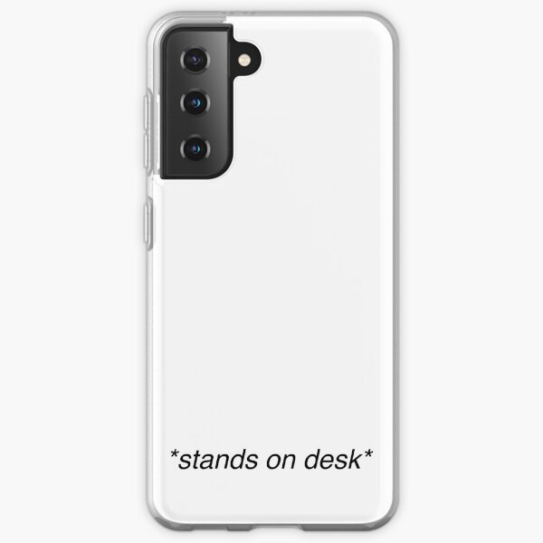 * se para en el escritorio * Dead Poets Society Funda blanda para Samsung Galaxy