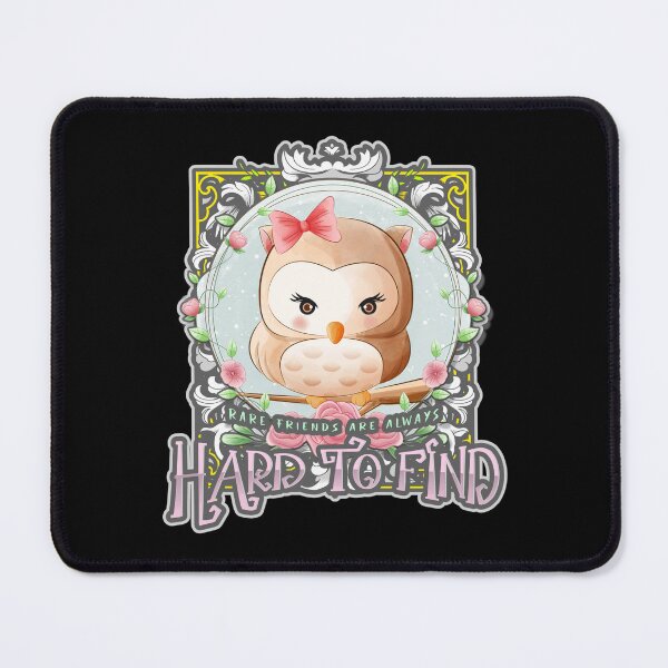 Item preview, Rare Friends Are Always Hard To Find Female Lovely Beautiful Owl With Ribbon designed and sold by darknessjeff86.