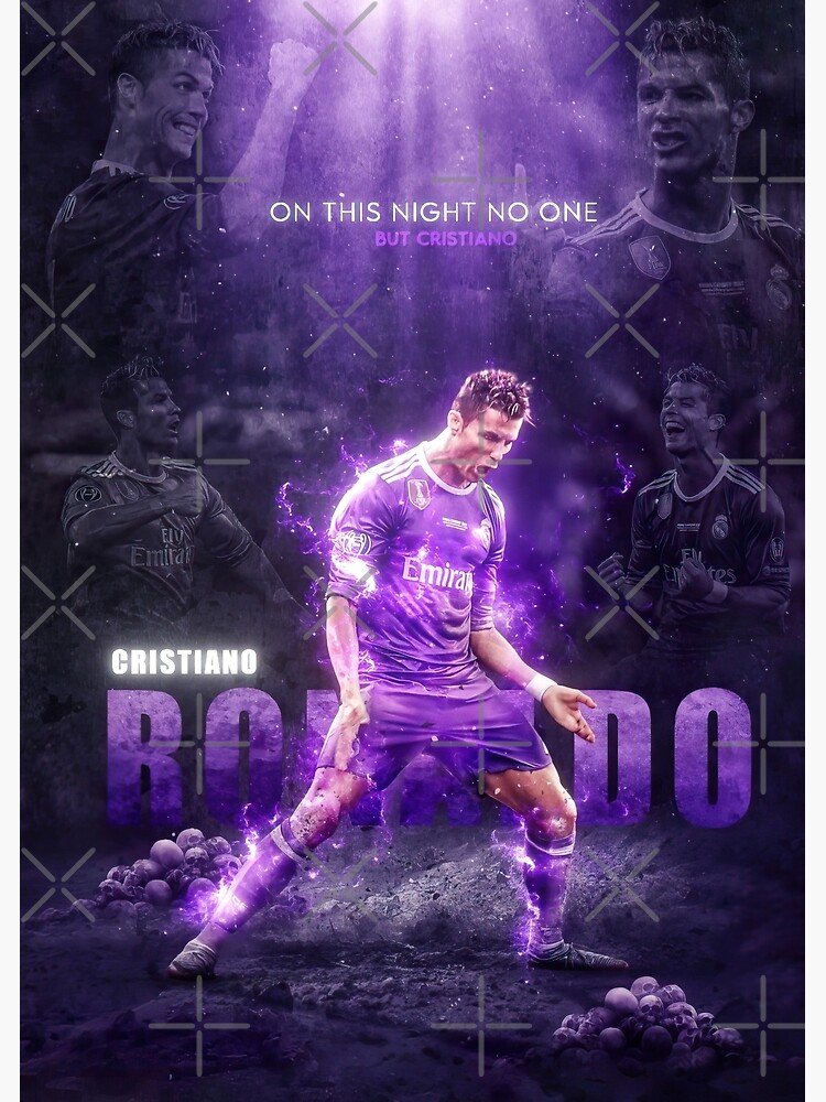 PURPLE RONALDO POSTER