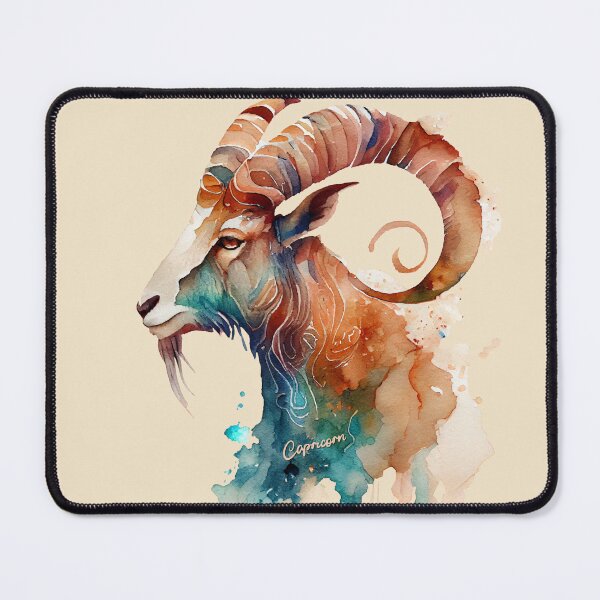 Item preview, Signo del zodiaco CAPRICORNIO - Ilustración acuarela de Capricornio designed and sold by KOTOdesign.