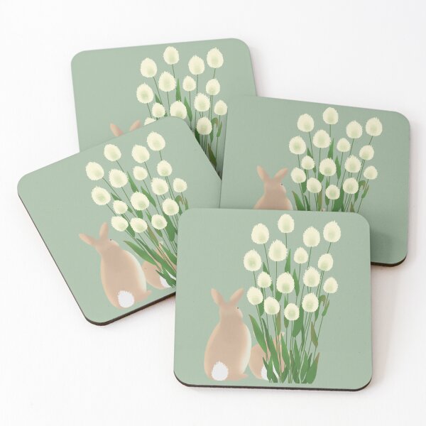 Item preview, Cute Fluffy Bunny Tail Grass, Hares Tail Plant designed and sold by jvcoart.