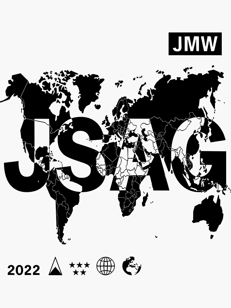 "Jacksucksatgeography Merch Jack Sucks At Geography JSAG" Sticker for