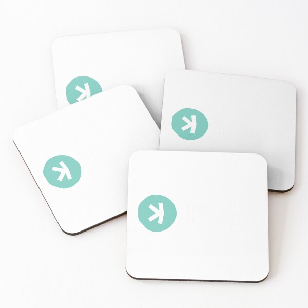 Item preview, KASPA CRYPTO $KAS LOGO DESIGN (white font) designed and sold by gibbiceps.