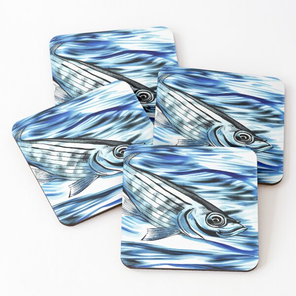 Item preview, Big Blue Fish Swimming in the River  designed and sold by deniselynnimage.