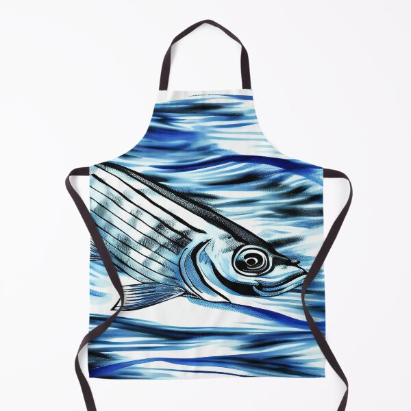 Item preview, Big Blue Fish Swimming in the River designed and sold by deniselynnimage.