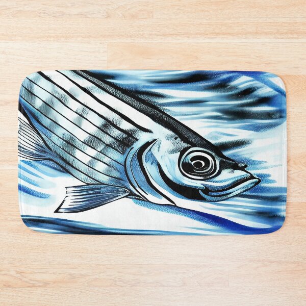 Item preview, Big Blue Fish Swimming in the River  designed and sold by deniselynnimage.