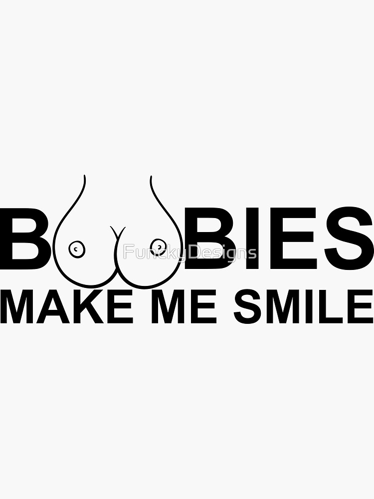 Buy Boobies Make Me Smile Custom Car Truck Van Window Or Bumper Sticker Vinyl Decal Online In India - Foto 10