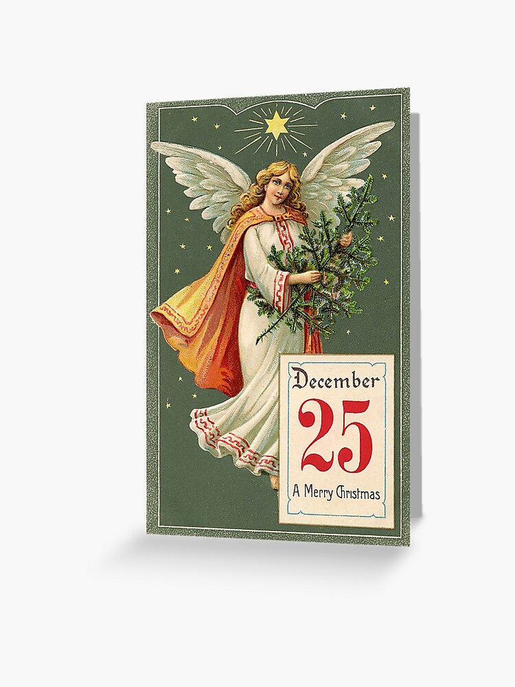 121- Vintage Marjorie M. Cooper Xmas Greeting Card 2 Praying