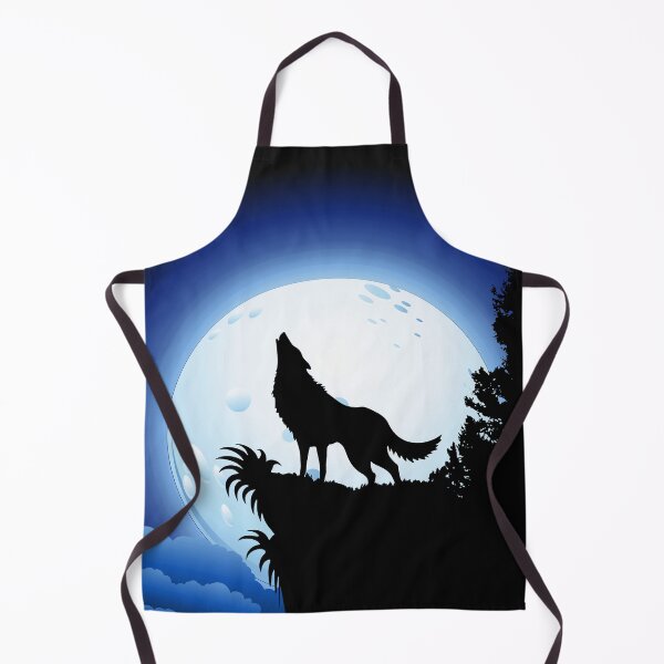 Item preview, Wolf Howling at Blue Moon designed and sold by BluedarkArt.