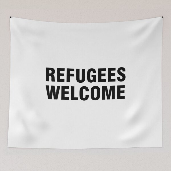 Item preview, Refugees welcome designed and sold by allthetees.