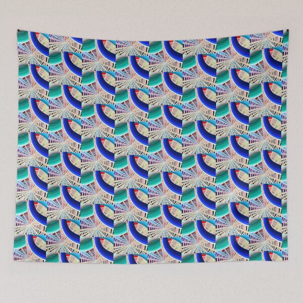 Item preview, multicolored spiderwebs designed and sold by Maruly.