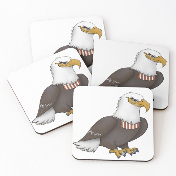 Artikelvorschau, Cute Bald Eagle Drawing entworfen und verkauft von WeHeartAnimals.