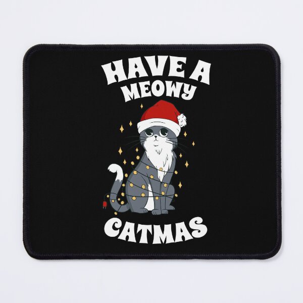 Item preview, Have a Meowy Catmas Christmas Funny Santa Cat designed and sold by Trenddesigns24.