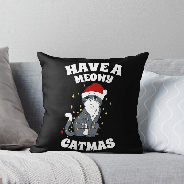 Item preview, Have a Meowy Catmas Christmas Funny Santa Cat designed and sold by Trenddesigns24.