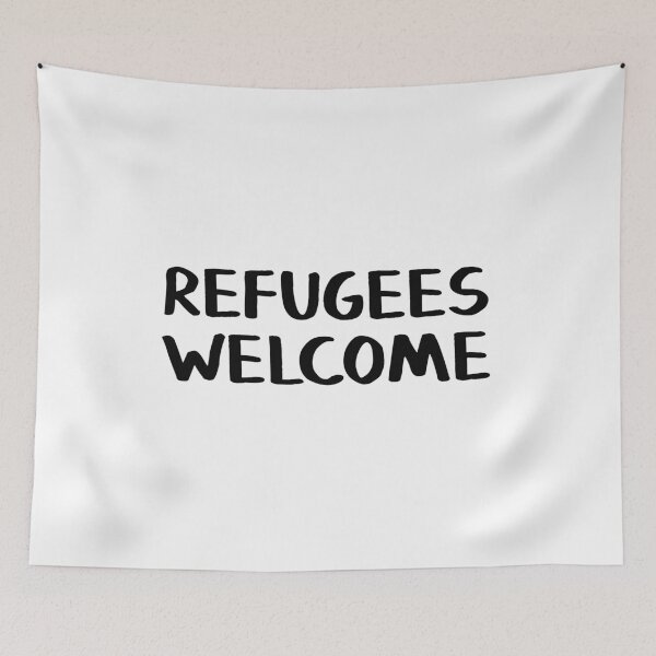 Item preview, Refugees welcome designed and sold by allthetees.