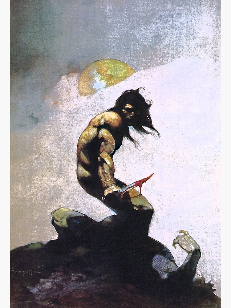 Frank Frazetta Conan The Barbarian Poster For Sale By Lira Studio7   Flat,750x,075,f Pad,750x1000,f8f8f8 