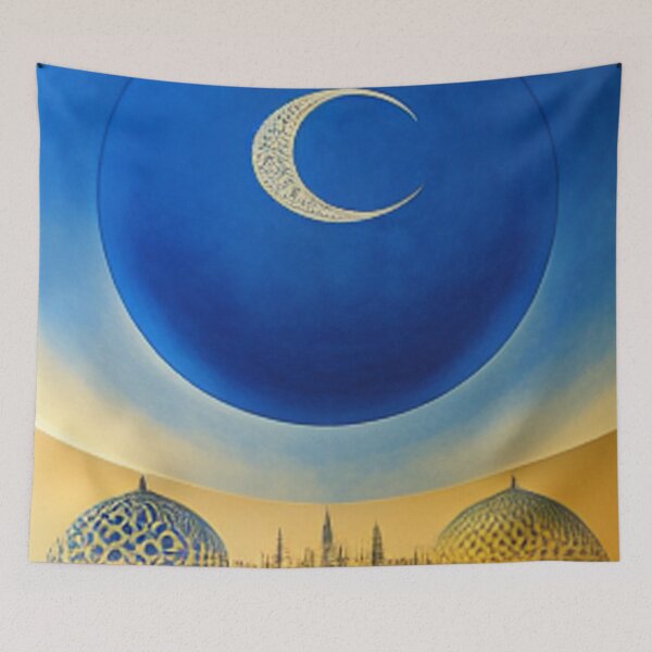 Item preview, painting of the ancient Islamic Arab palace and architecture designed and sold by MaissaArt.