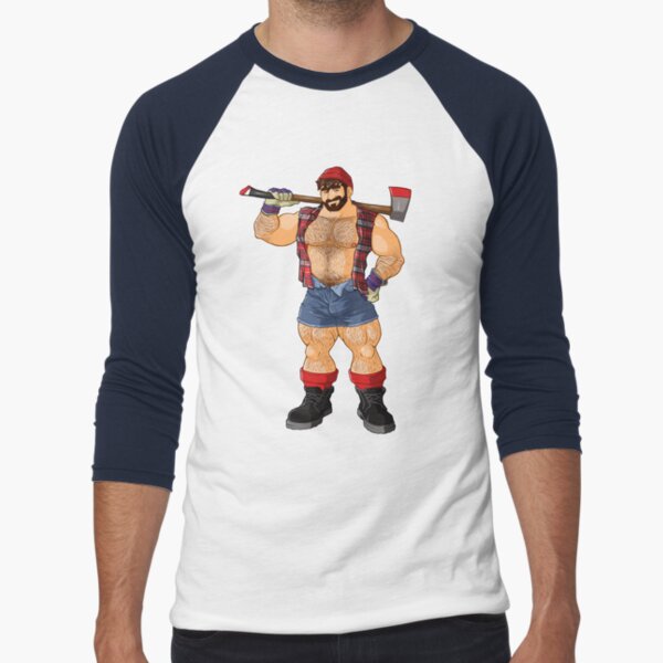 ADAM LIKES LUMBERJACKS Baseball ¾ Sleeve T-Shirt