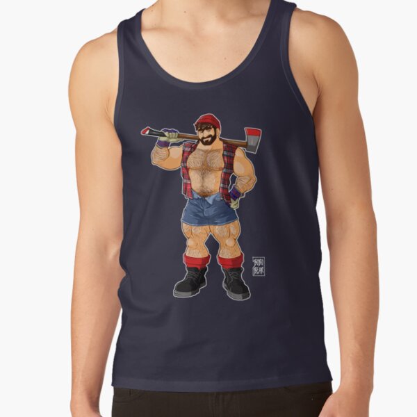 ADAM LIKES LUMBERJACKS Tank Top