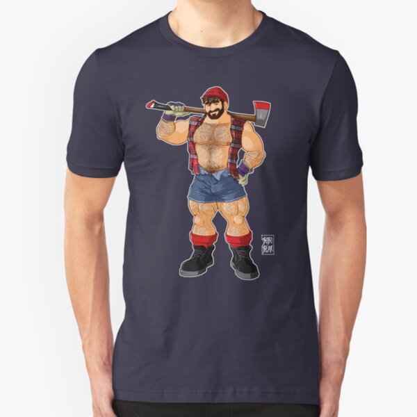 ADAM LIKES LUMBERJACKS Slim Fit T-Shirt