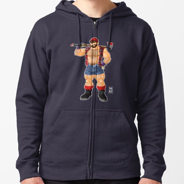 ADAM LIKES LUMBERJACKS Zipped Hoodie