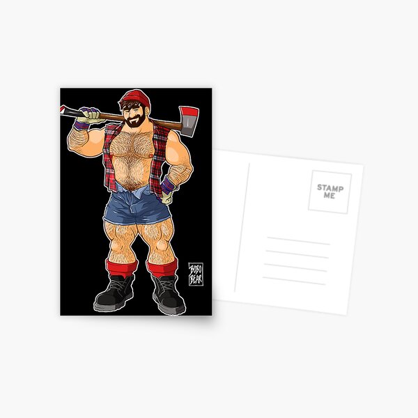ADAM LIKES LUMBERJACKS Postcard