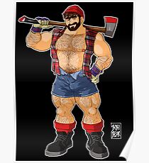 ADAM LIEBT LUMBERJACKS Poster
