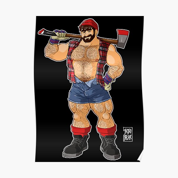 ADAM LIKES LUMBERJACKS Poster