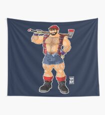 ADAM LIKES LUMBERJACKS Wall Tapestry